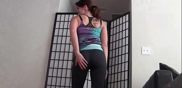  I love how hot I look in yoga pants JOI